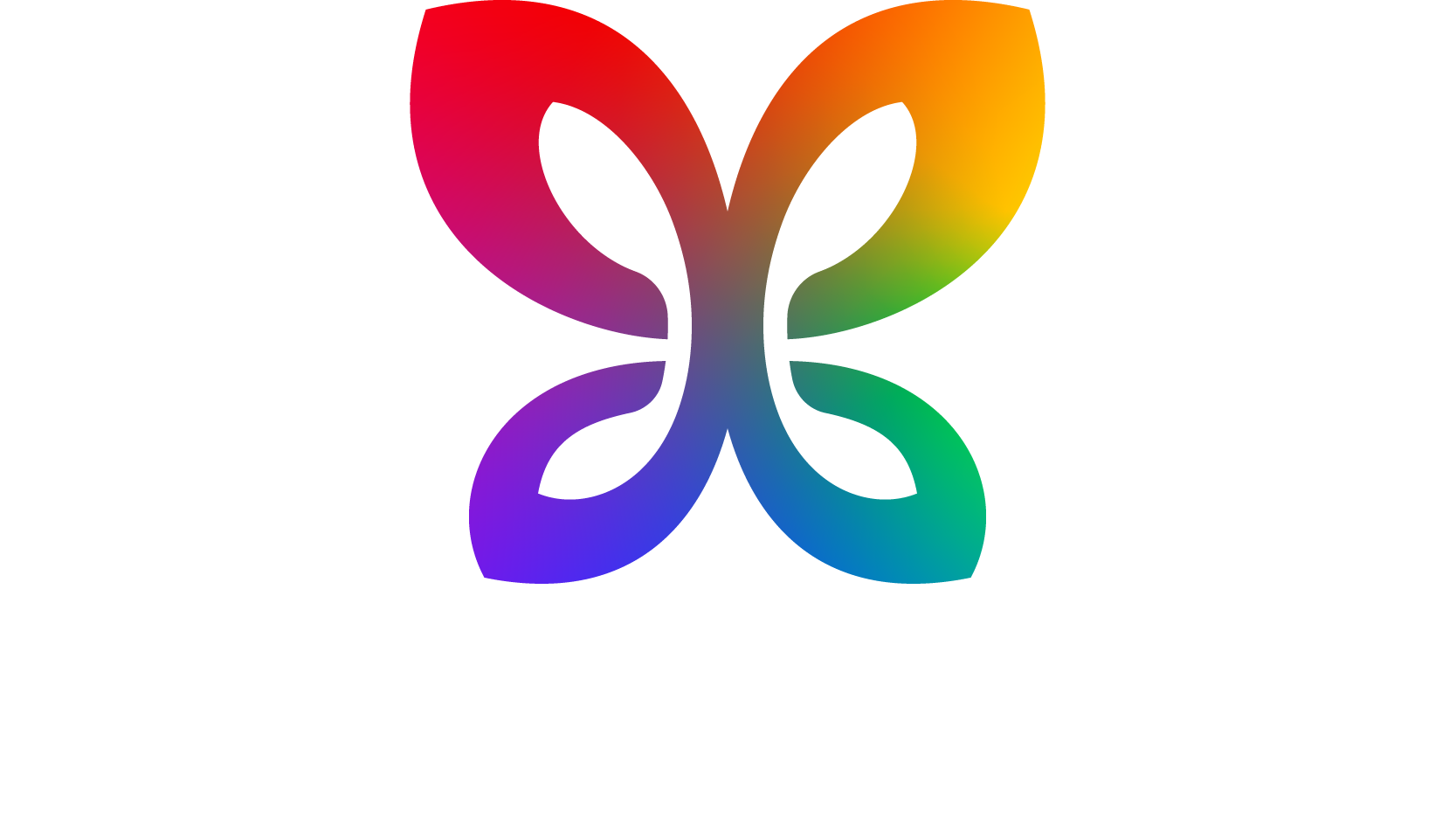 The Arcams symbol — the infinity loop and the butterfly