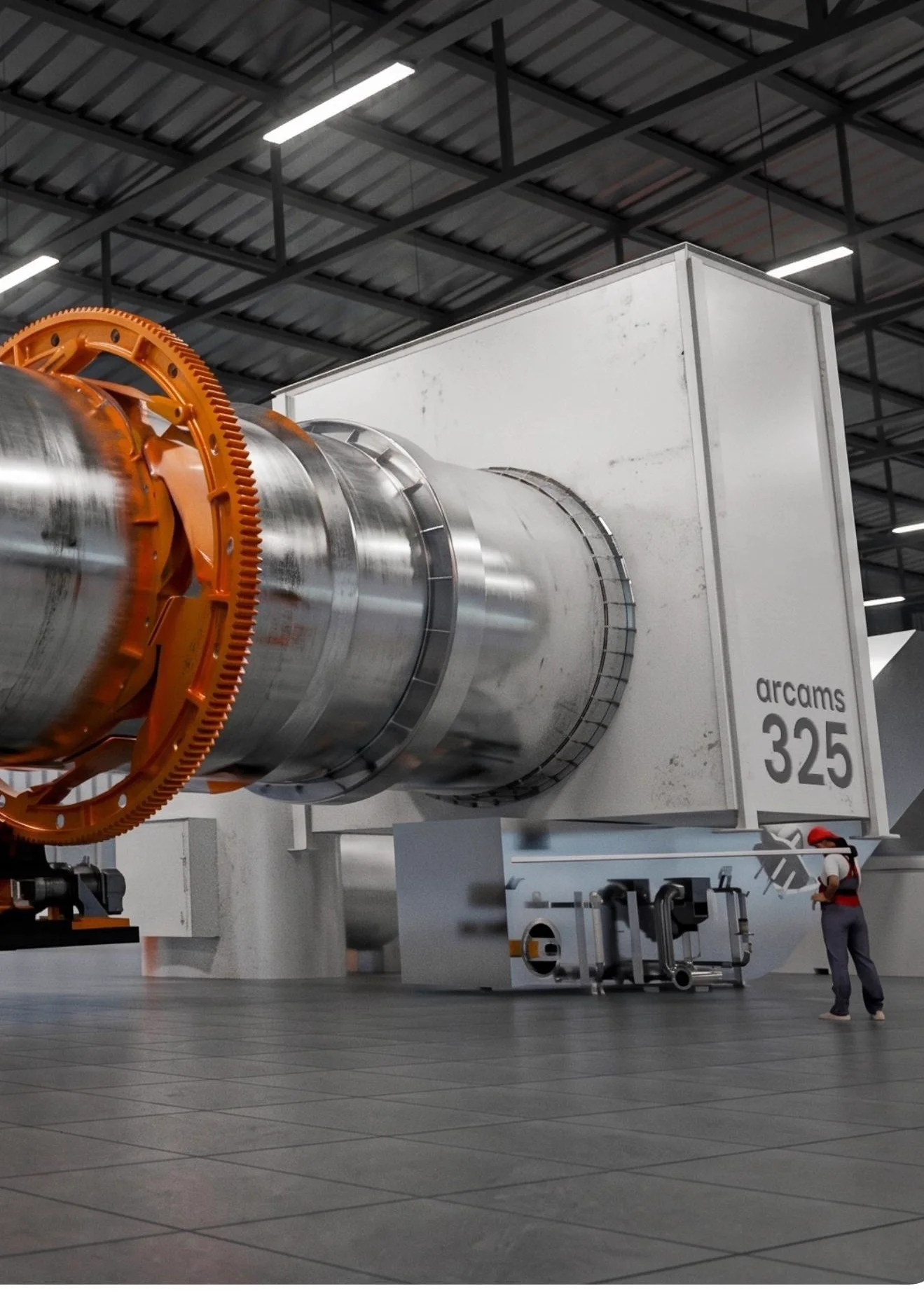 Concept visualisation — the Arcams 325, the Company's standardised transformation plant